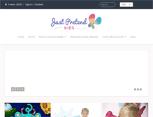 Tablet Screenshot of justpretendkids.com